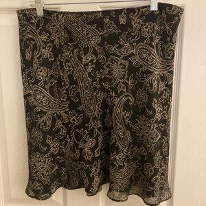 Express paisley skirt